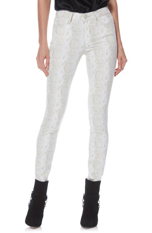 PAIGE Hoxton High Waist Ultra Skinny Jeans in Sonoran Snake at Nordstrom, Size 23