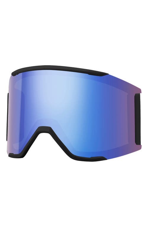 Shop Smith Squad Mag™ 170mm Chromapop™ Low Bridge Snow Goggles In Black/black Gold