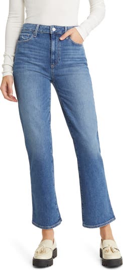 PAIGE Claudine Relaxed High Waist Ankle Flare Jeans