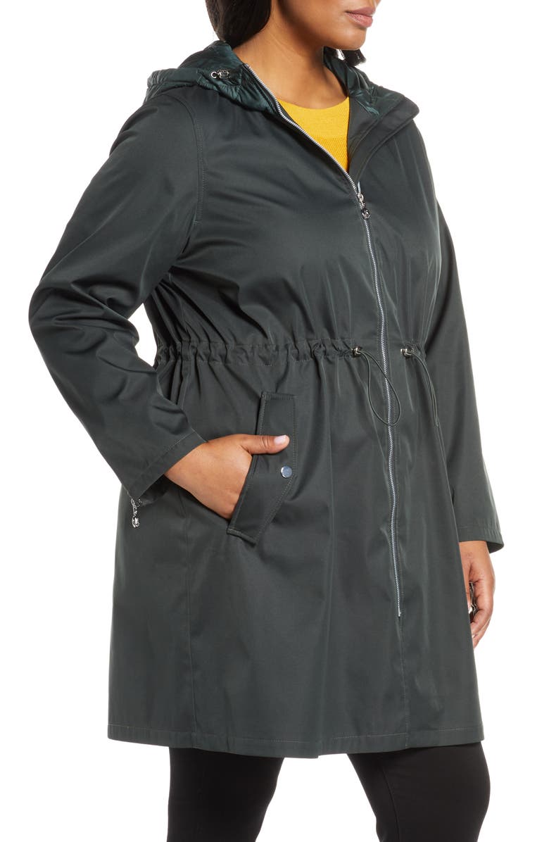 Bernardo Quilted Hood Water Resistant Parka, Alternate, color,