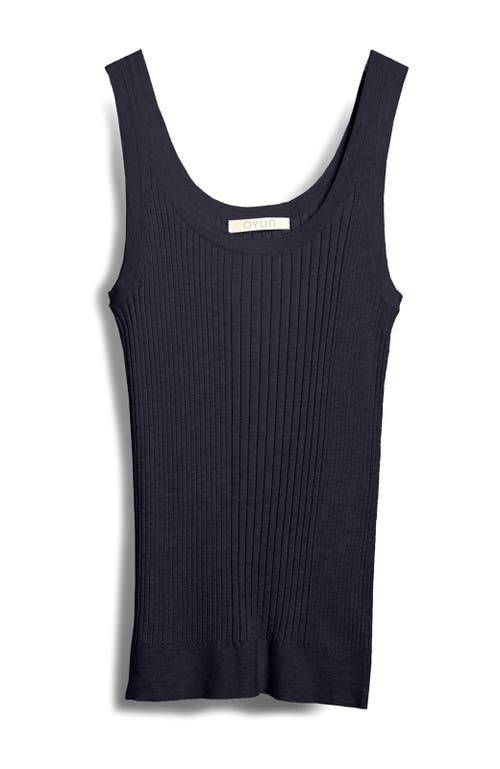 Shop Oyun His Rib Tank In Midnight