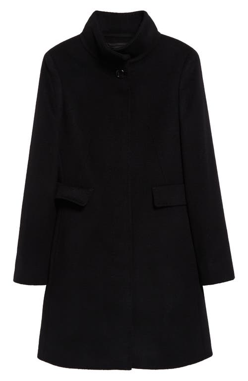 Shop Max Mara Agnese Virgin Wool Coat In Black