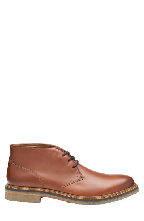 Johnston & Murphy Calder Chukka Boot In Mahogany Full Grain