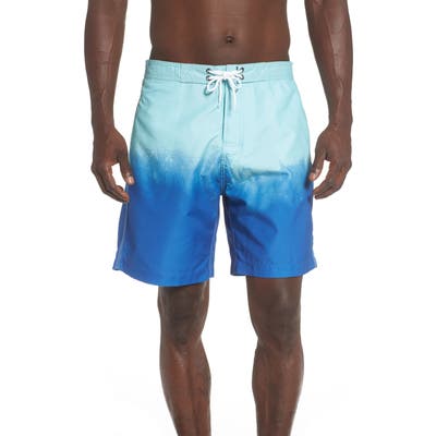 Trunks Surf & Swim Co. Dip Dye Sano Board Sorts, Blue/green