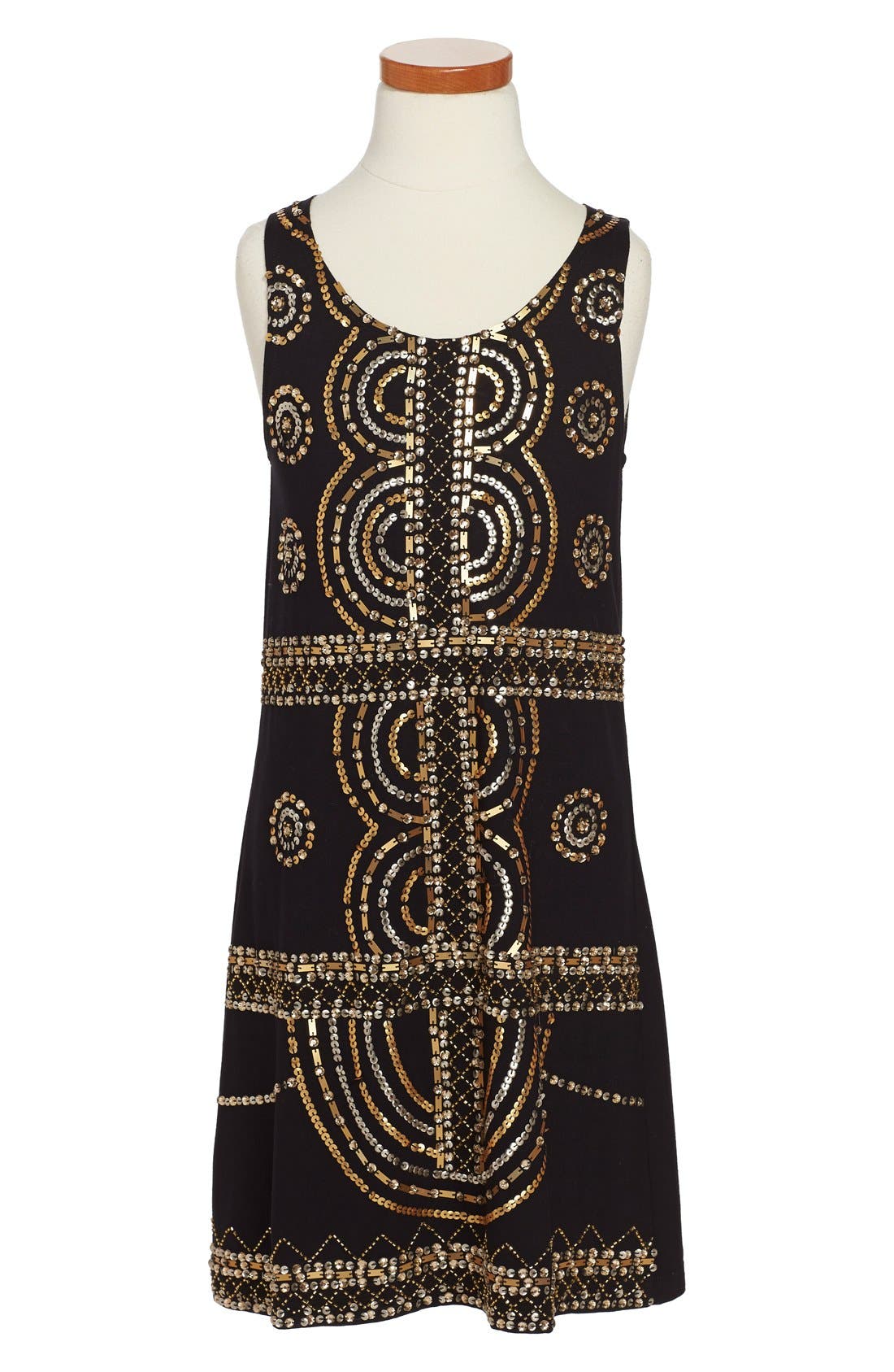 Flowers by Zoe Sequin Tank Dress (Little Girls) Nordstrom