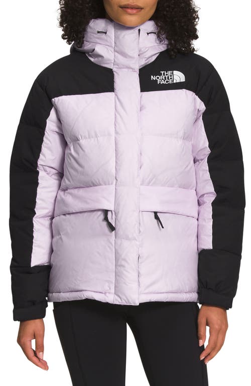 The North Face HMLYN Water Repellent 550 Fill Power Down Parka in Lavender Fog