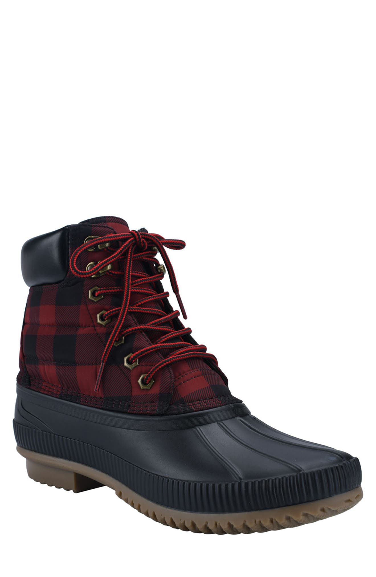 mens red duck boots