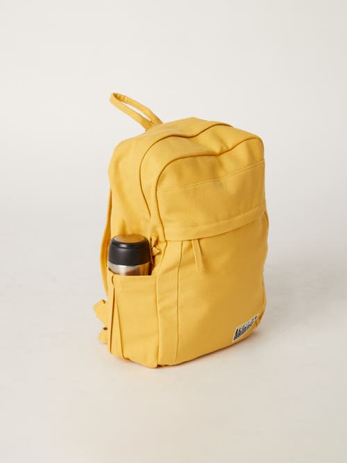 Terra Thread Sustainable Backpack For School And Everyday Use In Mustard Yellow