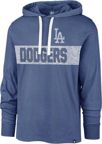 Men's Fanatics Branded Royal Los Angeles Dodgers Down The Line Raglan Pullover Hoodie