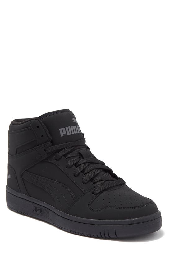 Puma Rebound Layup Sneaker In Black-black-castlerock