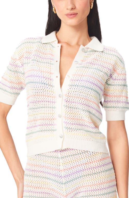 Maya Stripe Cover-Up Cardigan in Multicolor