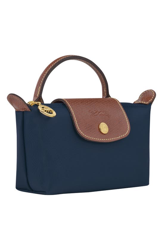 Longchamp Le Pliage Cosmetics Case In Marine
