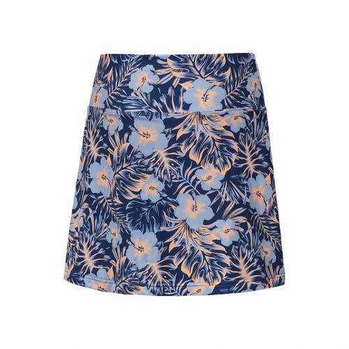 Shop Uv Skinz Travel Skort In Washed Navy Paradise