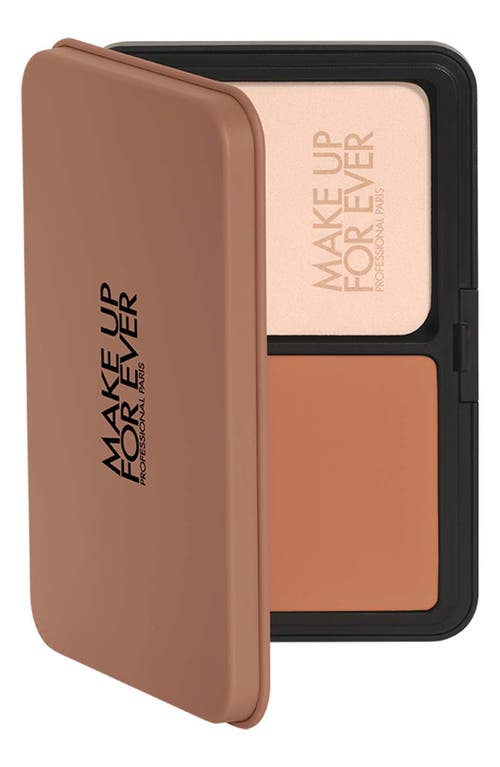 Make Up For Ever HD Skin Matte Velvet 24 Hour Blurring & Undetectable Powder Foundation in 4R61 Cool Almond at Nordstrom