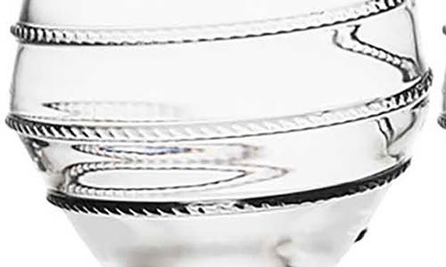 Juliska Amalia Acrylic Goblet, Set Of 4 In Clear