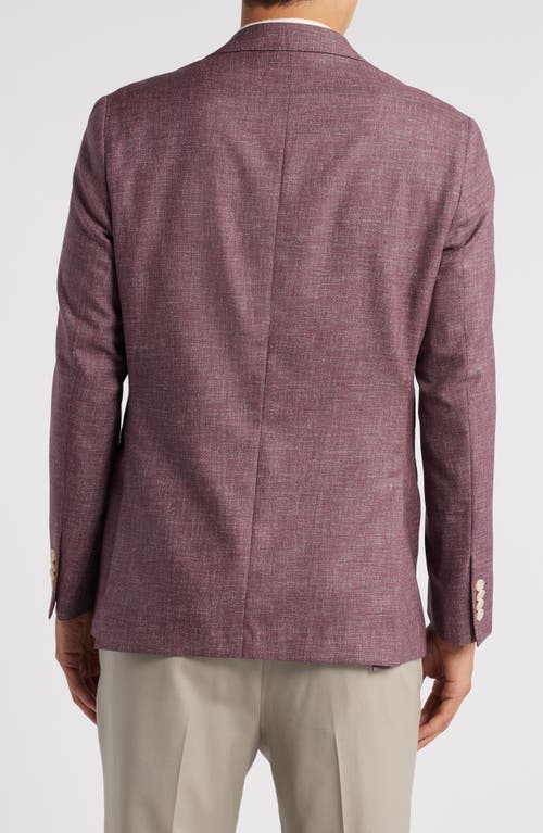 Shop Jack Victor Midland Wool Sport Coat In Berry