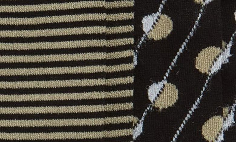 Shop Oroblu Assorted 2-pack Crew Socks In Black/ Sand