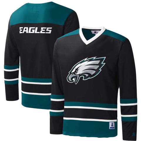 Starter Green and Silver Philadelphia Eagles Locker Room Throwback