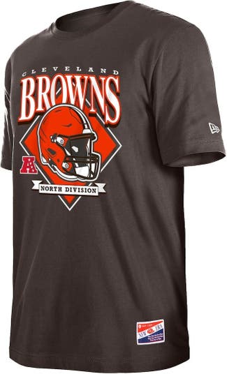 New Era Men's New Era Brown Cleveland Browns Team Logo T-Shirt