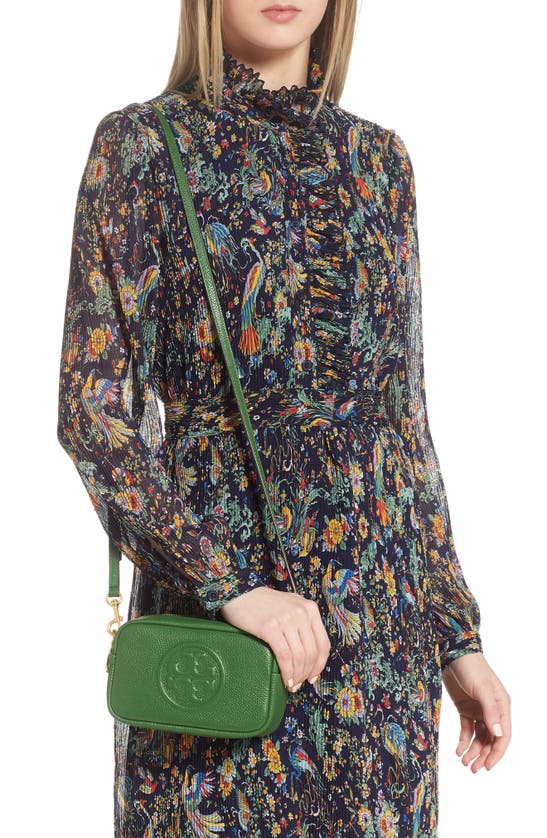 Tory Burch Perry Bombe Mini Bag in Green