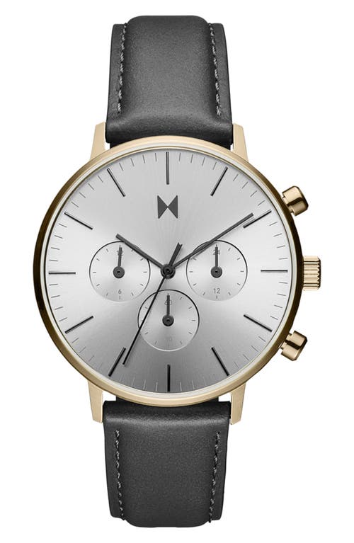Legacy Traveller Chronograph Leather Strap Watch