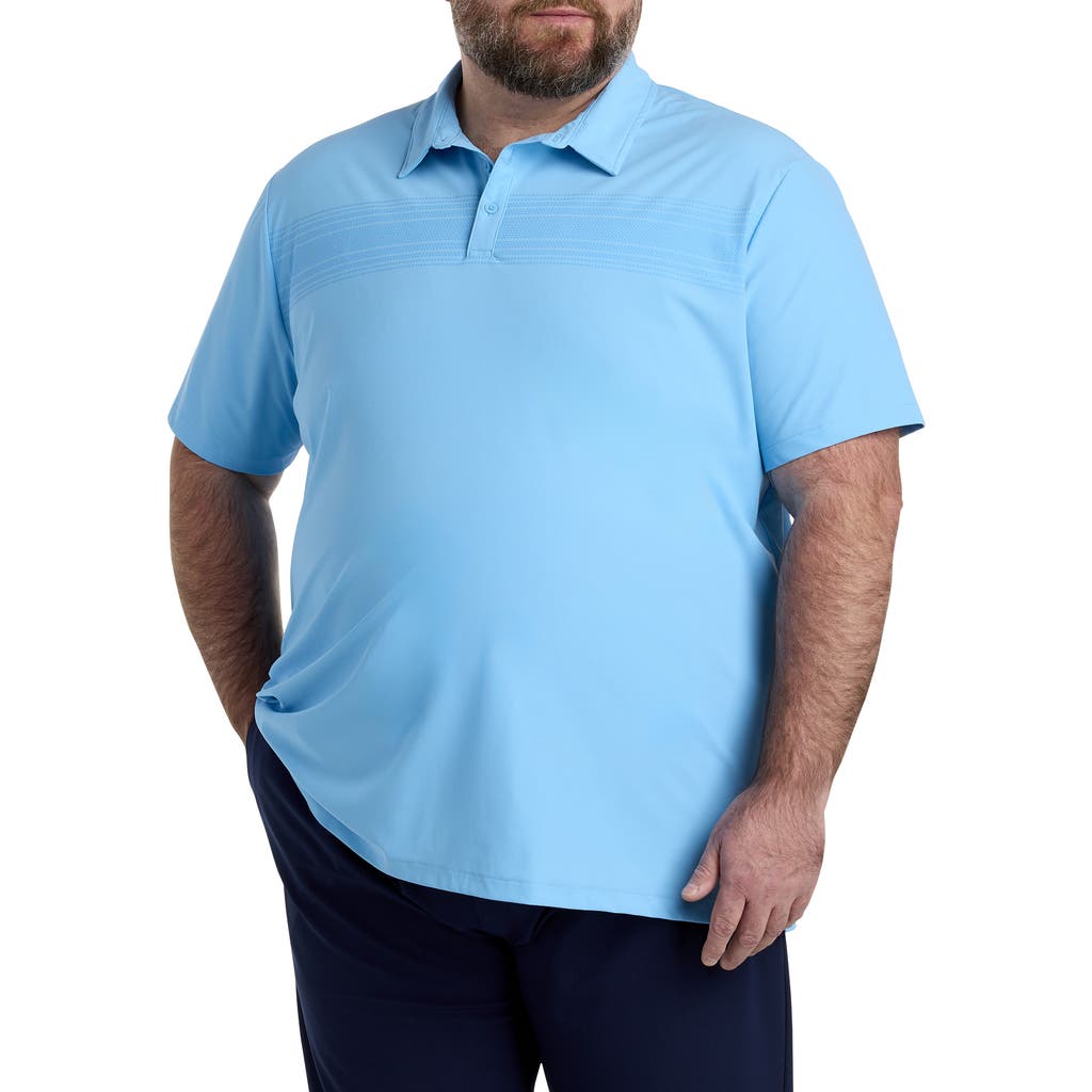 Society Of One By Dxl Performance Polo Shirt In Azure Blue