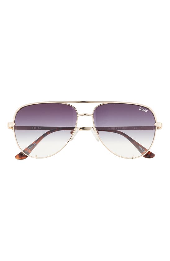 QUAY HIGH KEY MINI 51MM AVIATOR SUNGLASSES