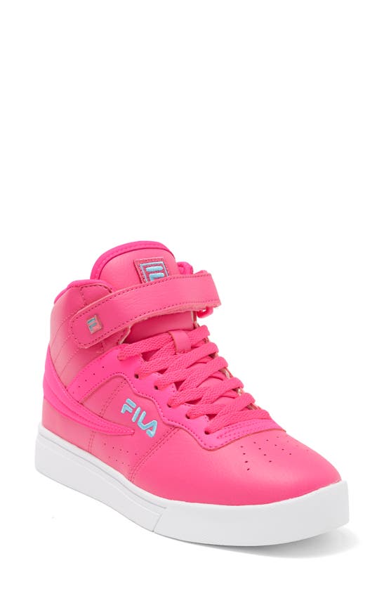 Fila Vulc 13 Superbright Sneaker In Pink Glo/ Pink/ Blue