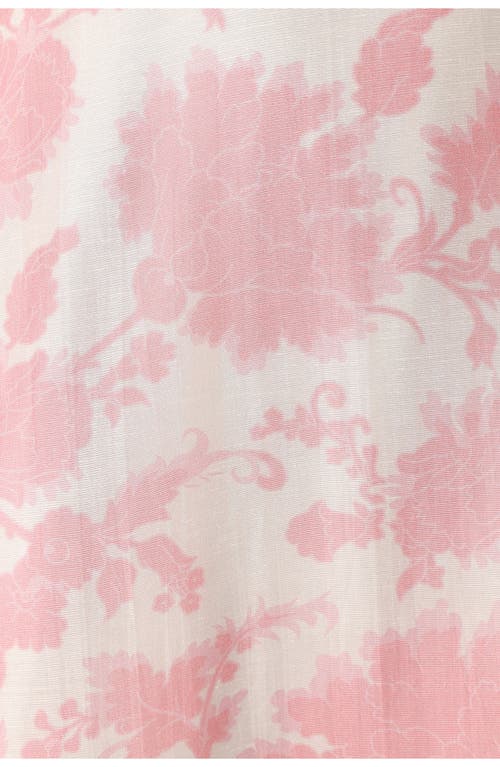 Petal And Pup Petal & Pup Rori Floral Ruffle Cutout Dress In Pink