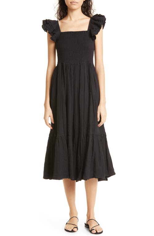 mille olympia smocked midi dress Mille Olympia Dress
