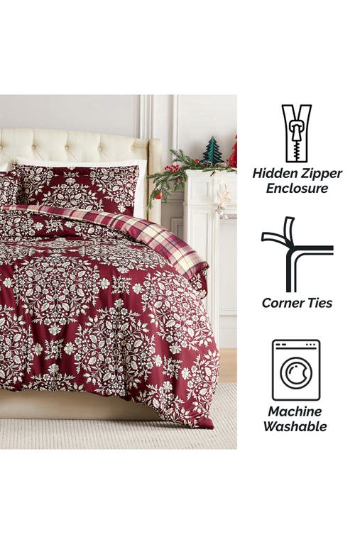 Southshore Fine Linens Christmas Carol Oversize Holiday Duvet Set In Christmas Carol