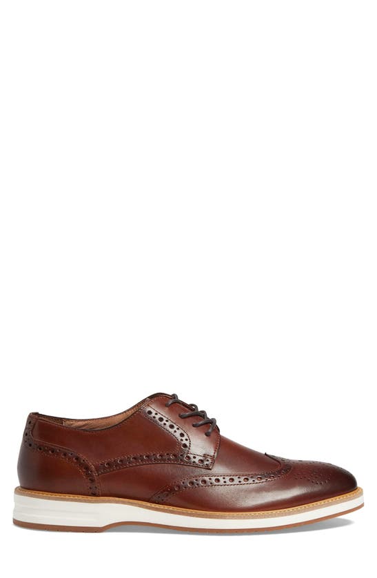 Shop Winthrop Pelton Wingtip Derby In Brandy