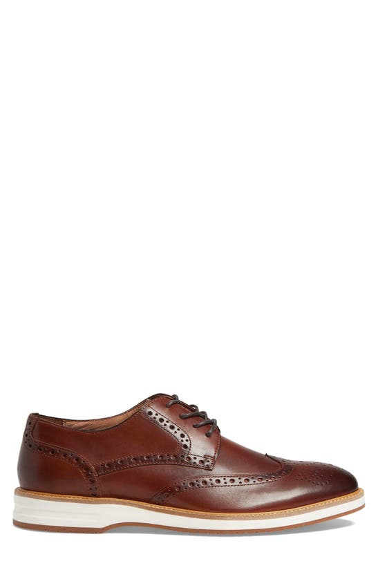 Winthrop Pelton Wingtip Derby In Brandy