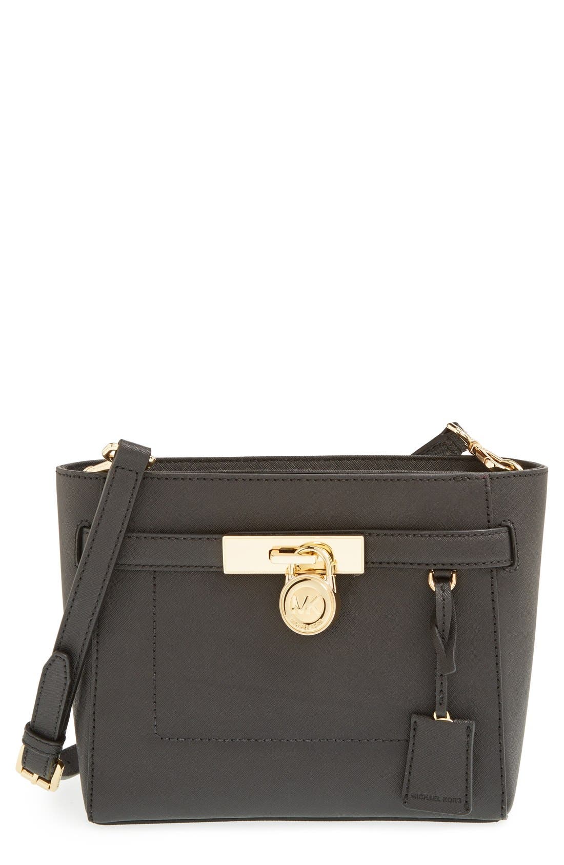 MICHAEL Michael Kors 'Medium Hamilton' Saffiano Leather Crossbody Bag