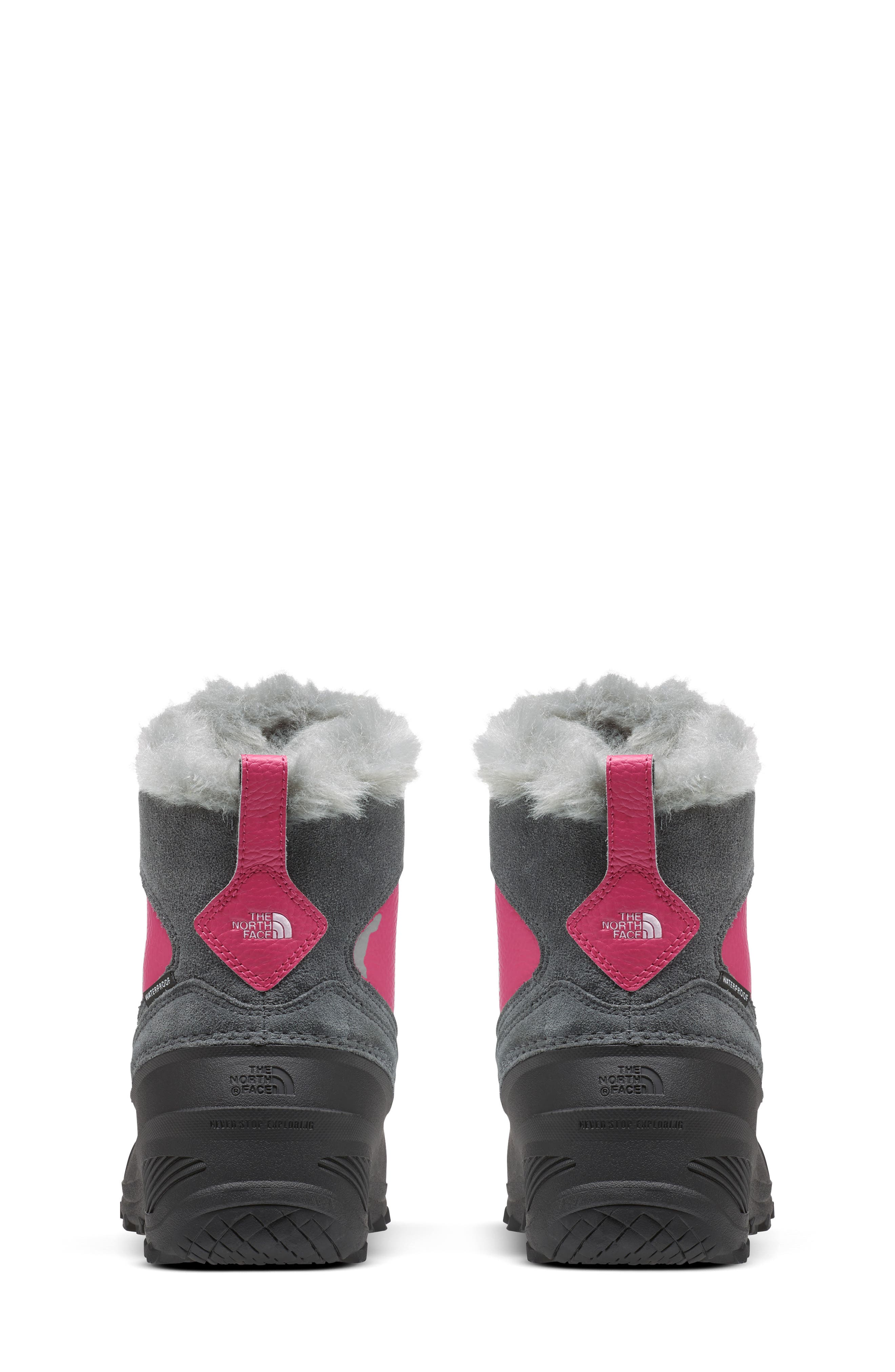 The North Face Youth Shellista Extreme, Zinc Grey/Cabaret Pink, 10