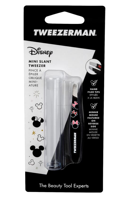 Shop Tweezerman Disney Mickey Mouse And Minnie Mouse We Got Ears Mini Slant Tweezer In Ear-esistible
