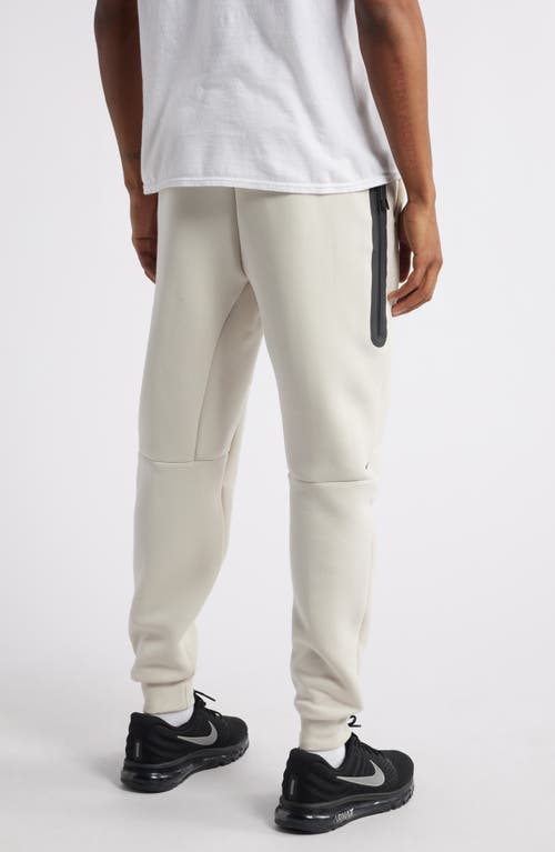 Shop Nike Tech Fleece Joggers In Light Orewood Brown/black