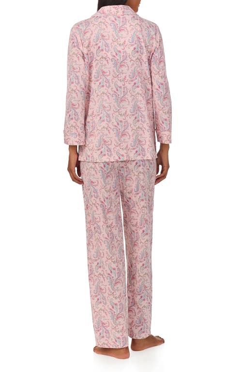 Shop Lauren Ralph Lauren Floral Pajamas In Peach Print