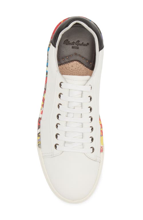 Shop Robert Graham Sator Low Top Leather Sneaker In White