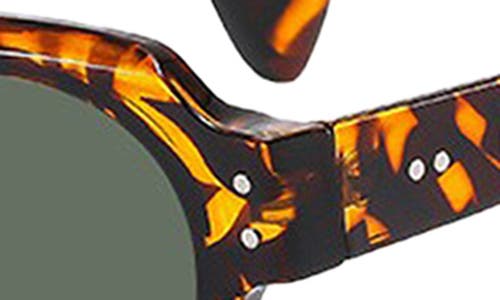 Fifth & Ninth Echo 50mm Polarized Rectangular Sunglasses In Torte/olive