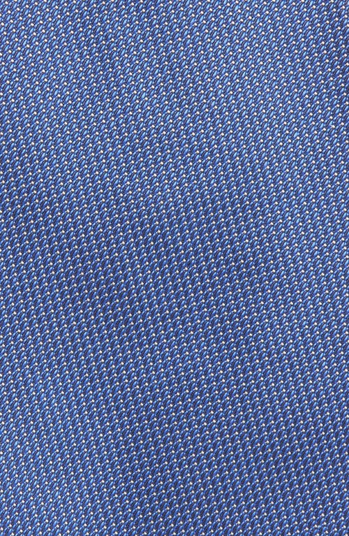 Ralph Lauren Purple Label Bond St. Silk Jacquard Tie In Navy/blue