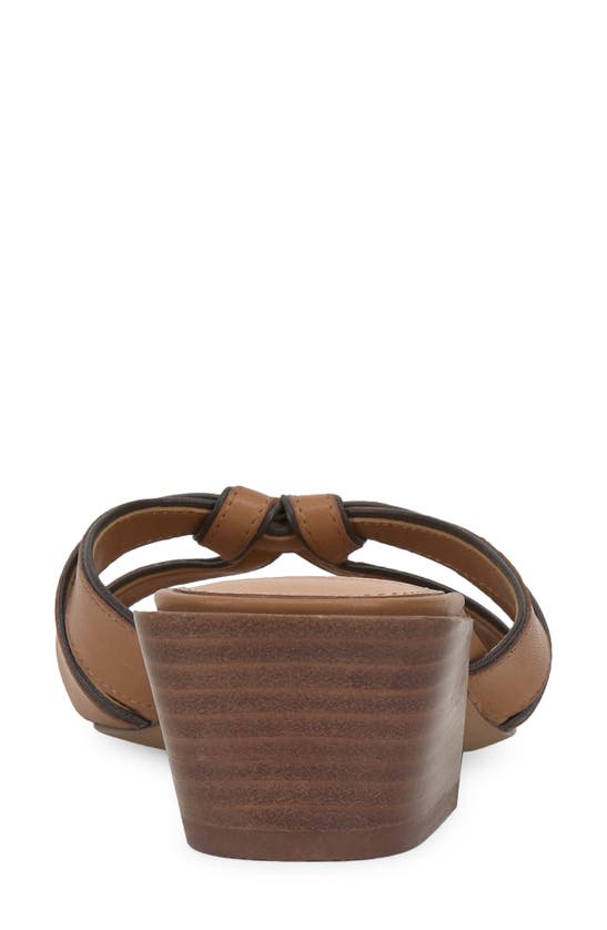 Vince Camuto Selaries Slide Sandal In Golden Walnut Root Beer