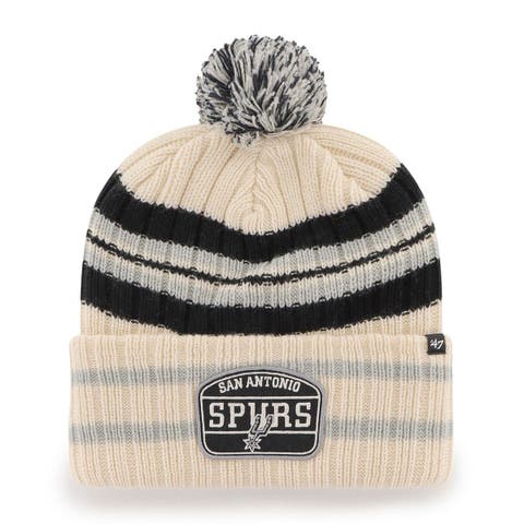 Lids Detroit Tigers '47 Home Patch Cuffed Knit Hat with Pom