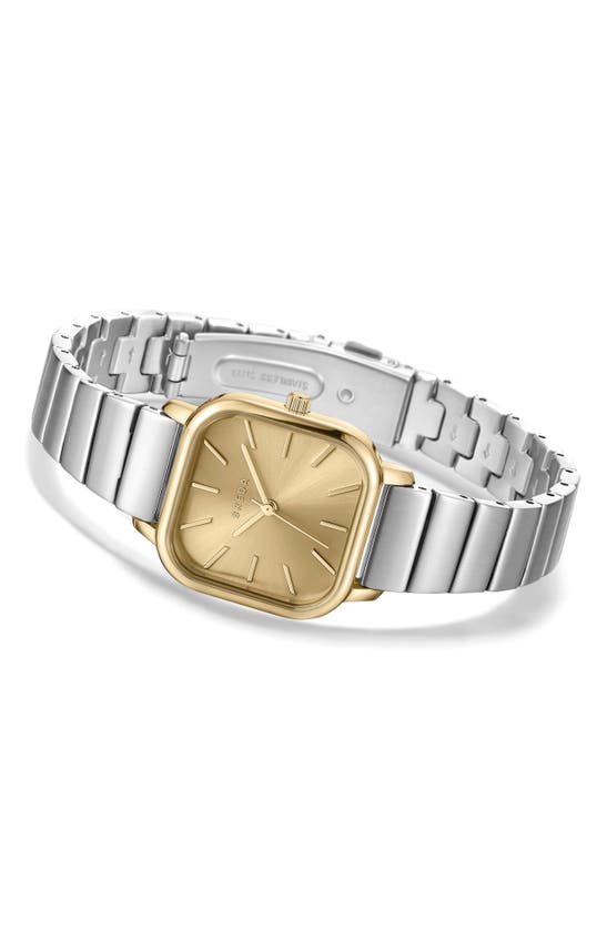 Shop Breda Esther Bracelet Watch, 26mm In Silver/18k Goldlated