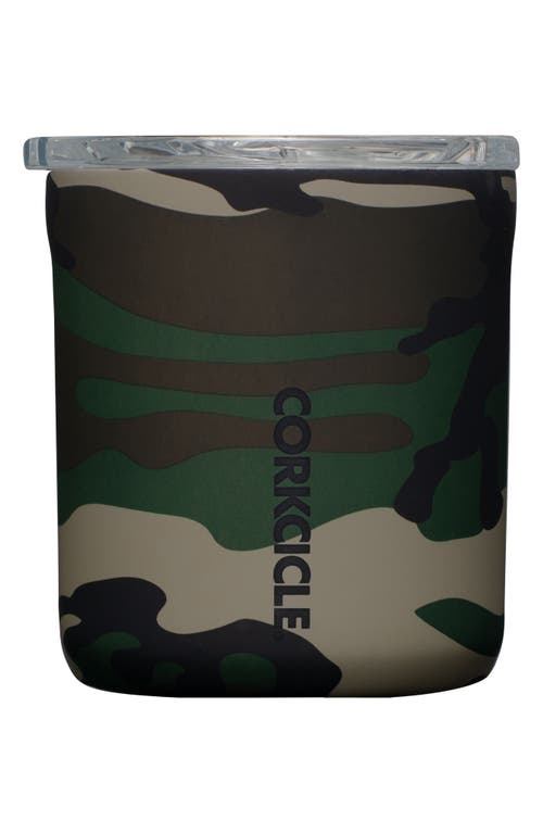 Corkcicle Buzz Cup 12-Ounce Insulated Tumbler in Woodland Camo at Nordstrom