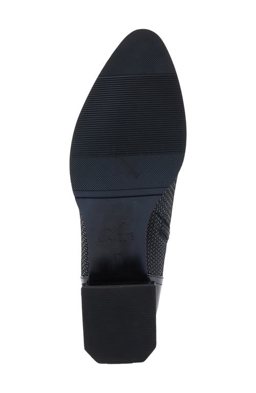 Azura By Spring Step Shelbi Cap Toe Bootie In Black Patent