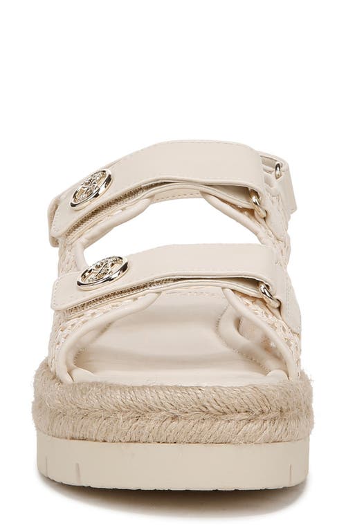 Sam & Libby Women's Austin Double Strap Flatform Sandals In Modern Ivory