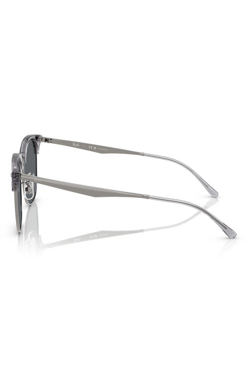 Ray Ban Ray-ban 47mm Polarized Square Sunglasses In Gunmetal