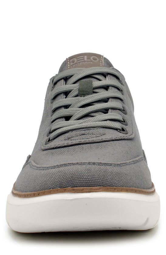 Delo Go Green Low Top Sneaker In Grey