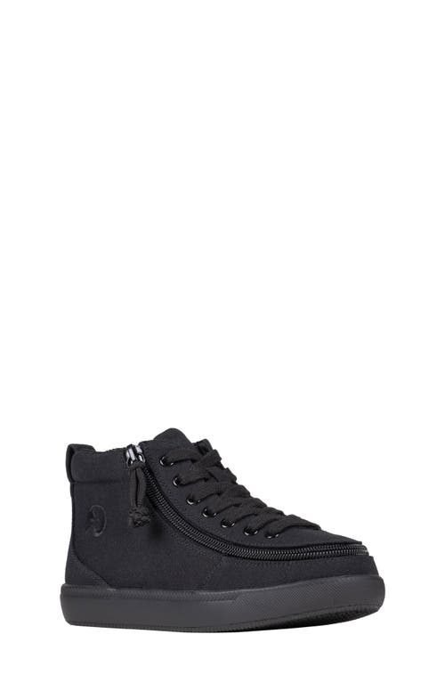 BILLY Footwear Kids' Classic DR High II Sneaker in Black To The Floor 